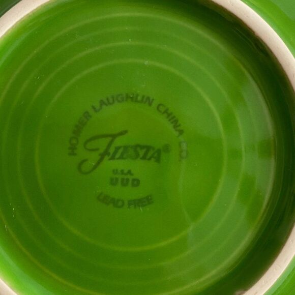 Fiestaware HLC Retired Color Shamrock Cup and Saucer - Picture 10 of 10